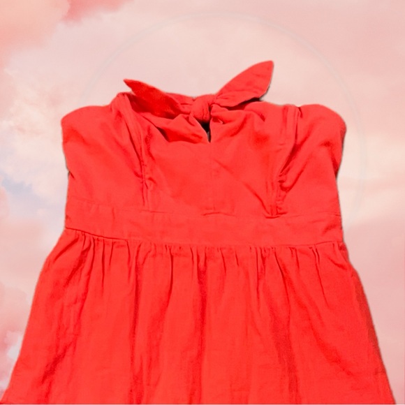 NWT Universal Thread Coral Strapless Cotton Midi Dress - Picture 3 of 15